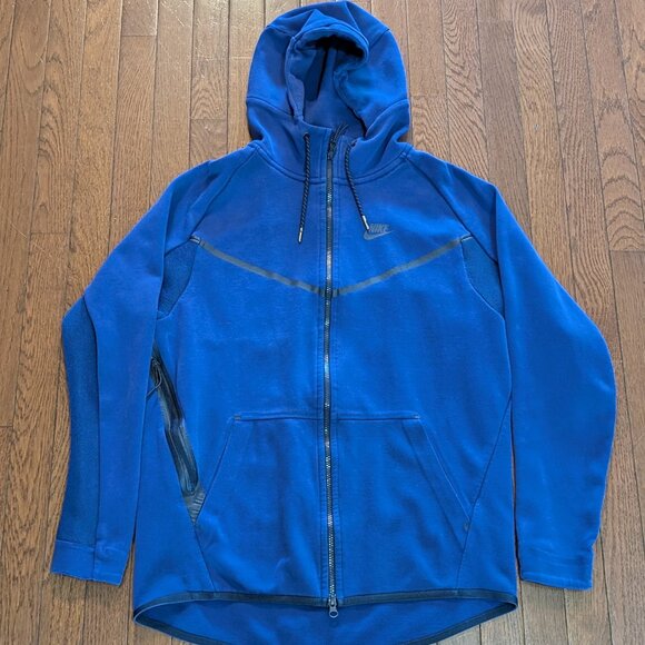 Royal Blue Nike Tech Fleece - Size M - Picture 1 of 4